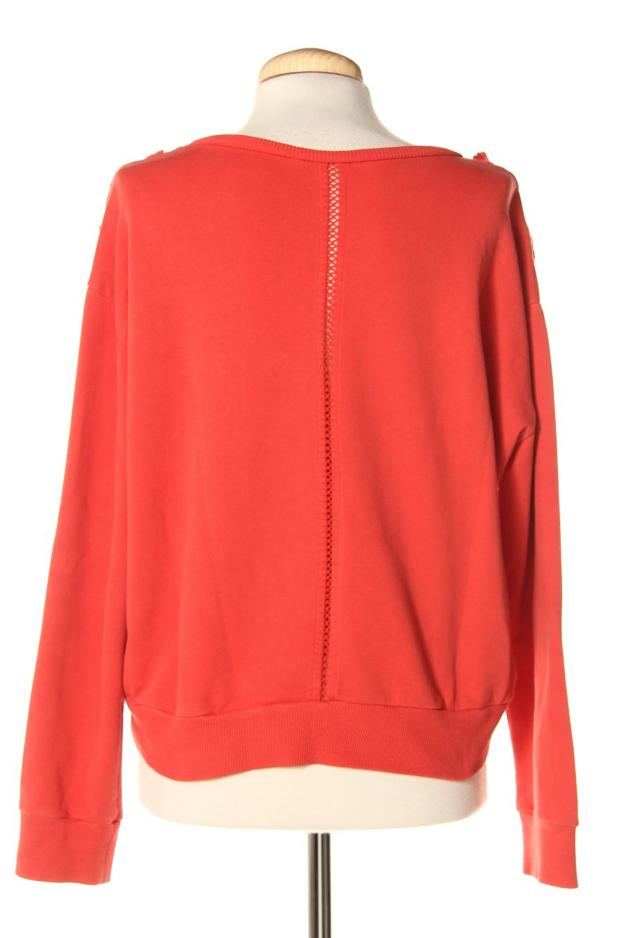Sudadera de PERCENTIL de la talla S, de color rojo