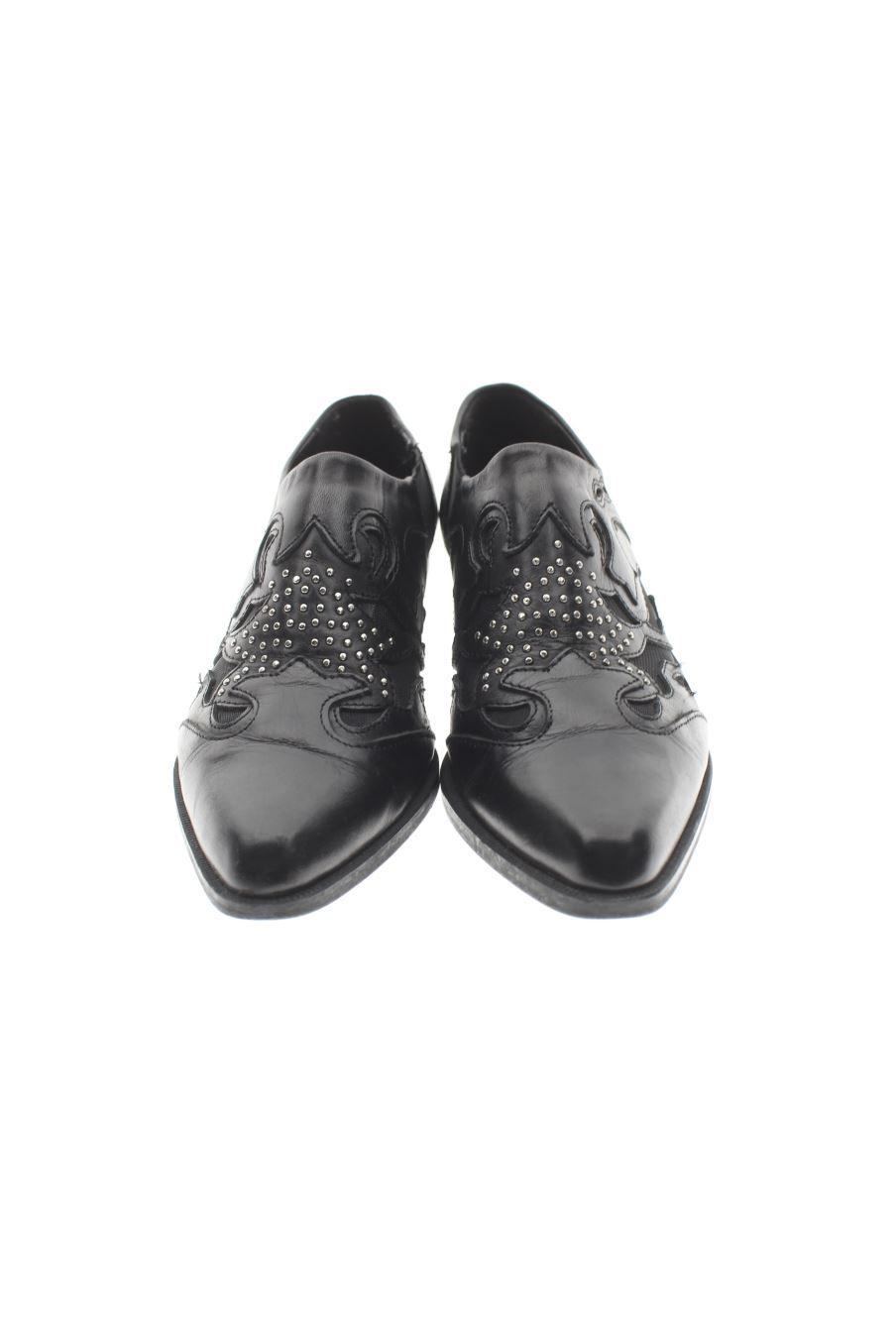 Chaussures plates de Zara de la taille 36, de couleur noir de