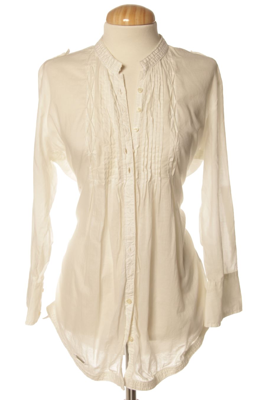 Blusa a maniche lunghe de Superdry de la talla M, de color beige