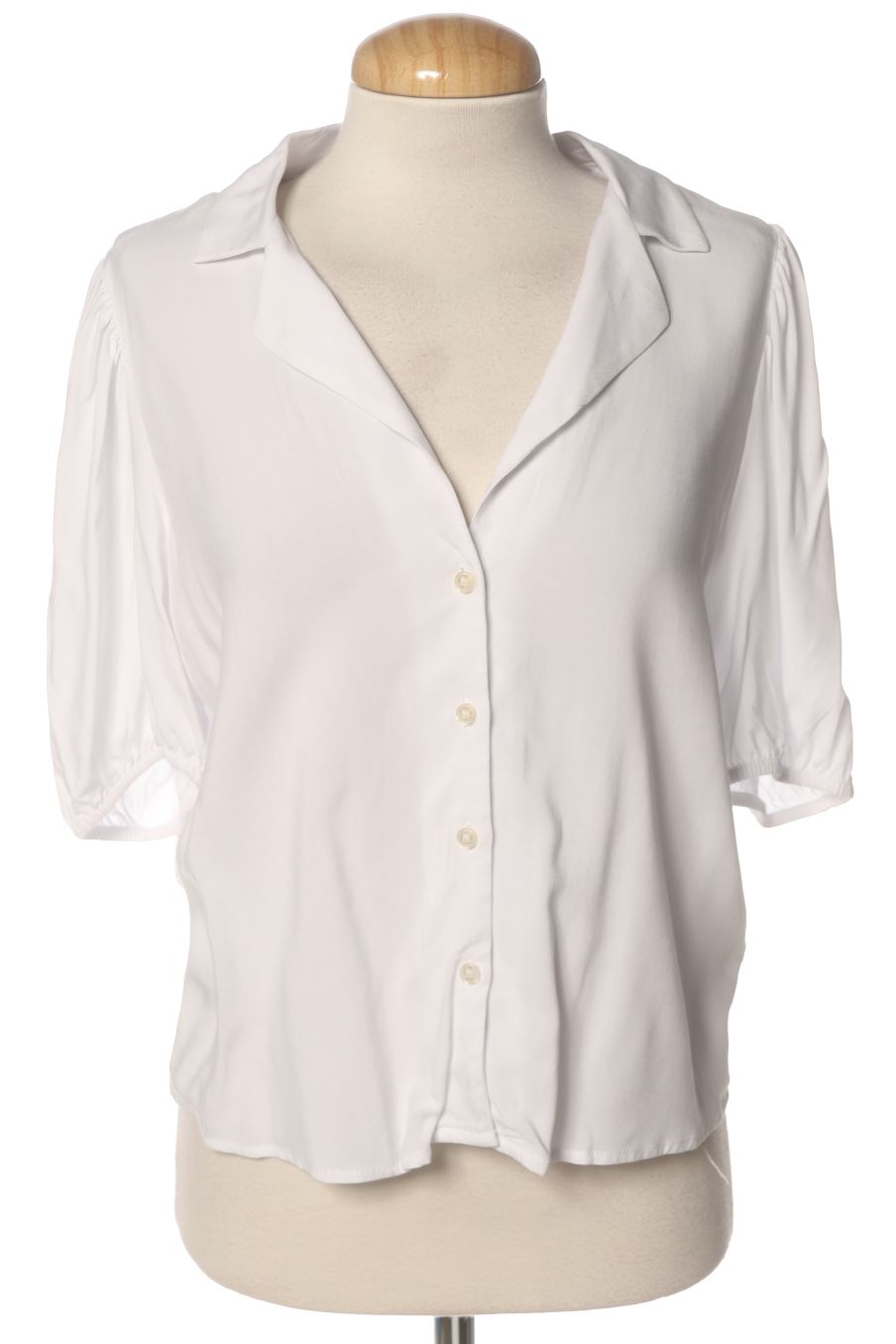 Camicia de Pull & Bear de la talla S, de color bianco