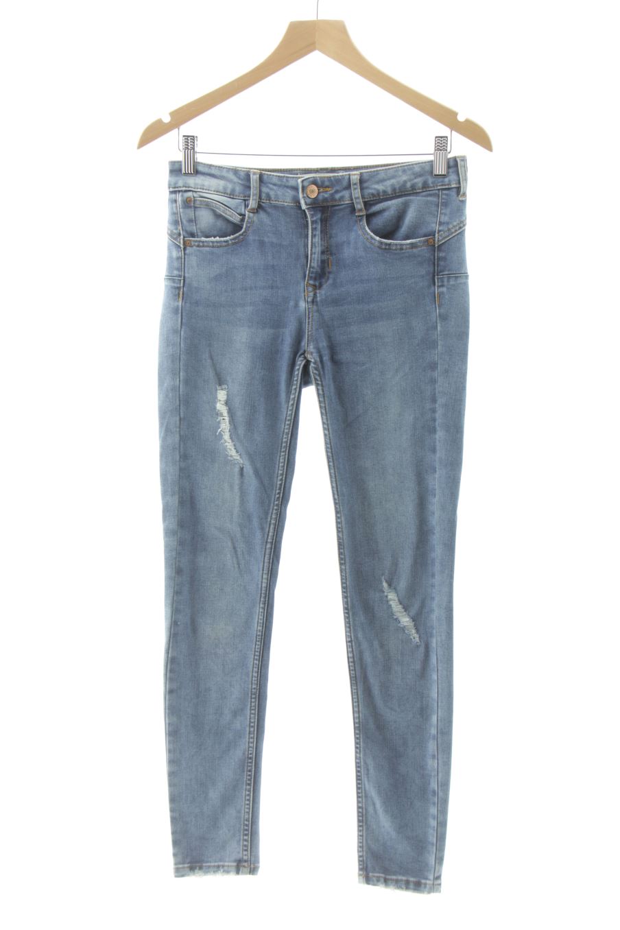 Jeans Pull & Bear de la taille 38, de couleur bleu