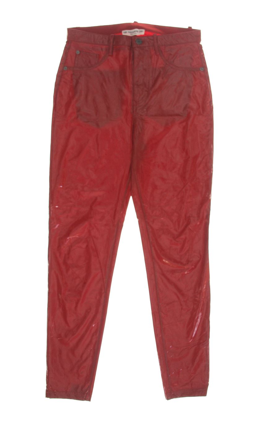 Pantalon Pull & Bear de la taille 38, de couleur rouge