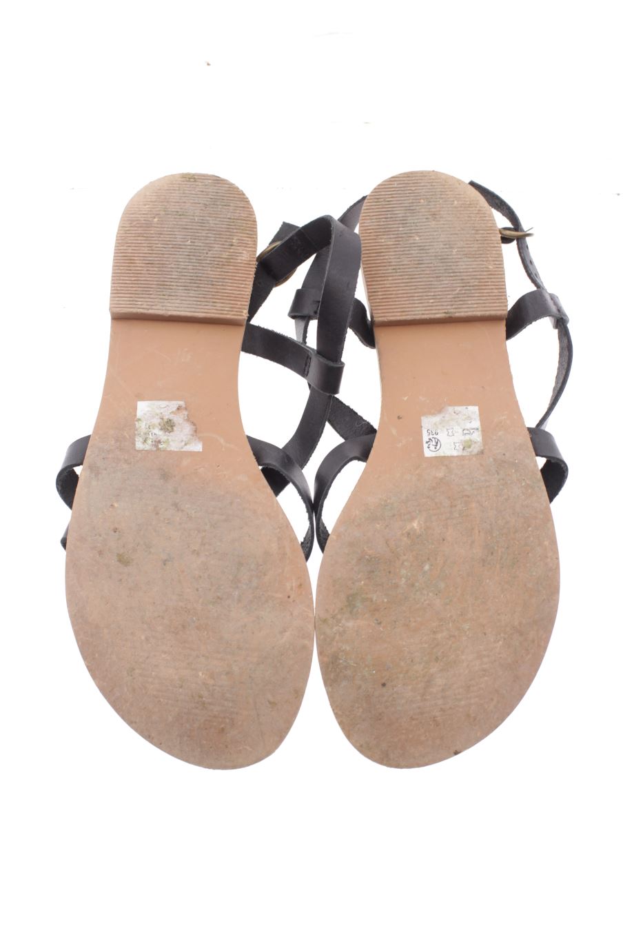 Sandalias planas de Little Marcel de la talla 37, de color negro de