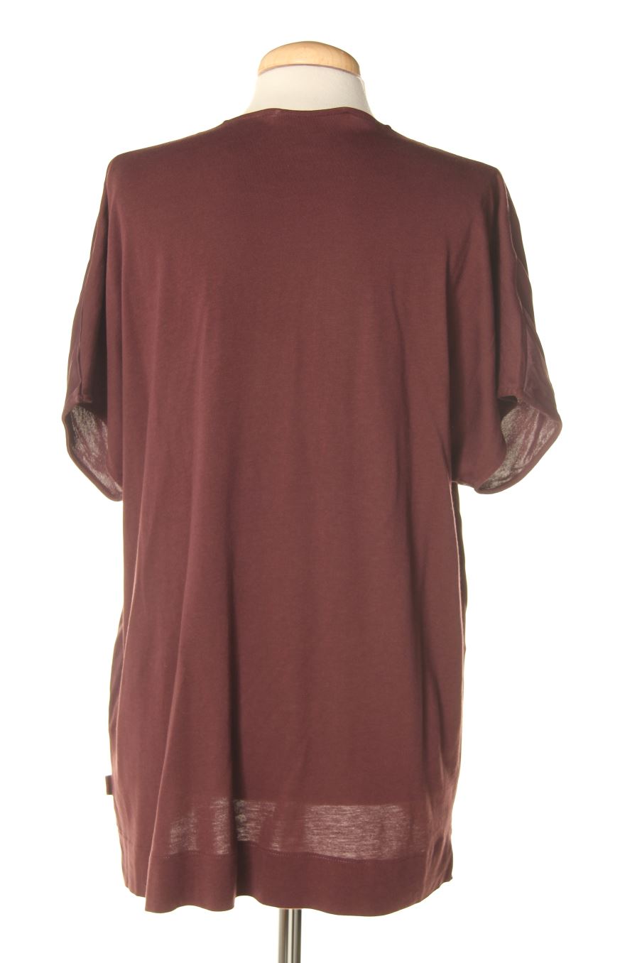 Blouse à manches courtes Adolfo Dominguez de la taille XS, de couleur bordeaux