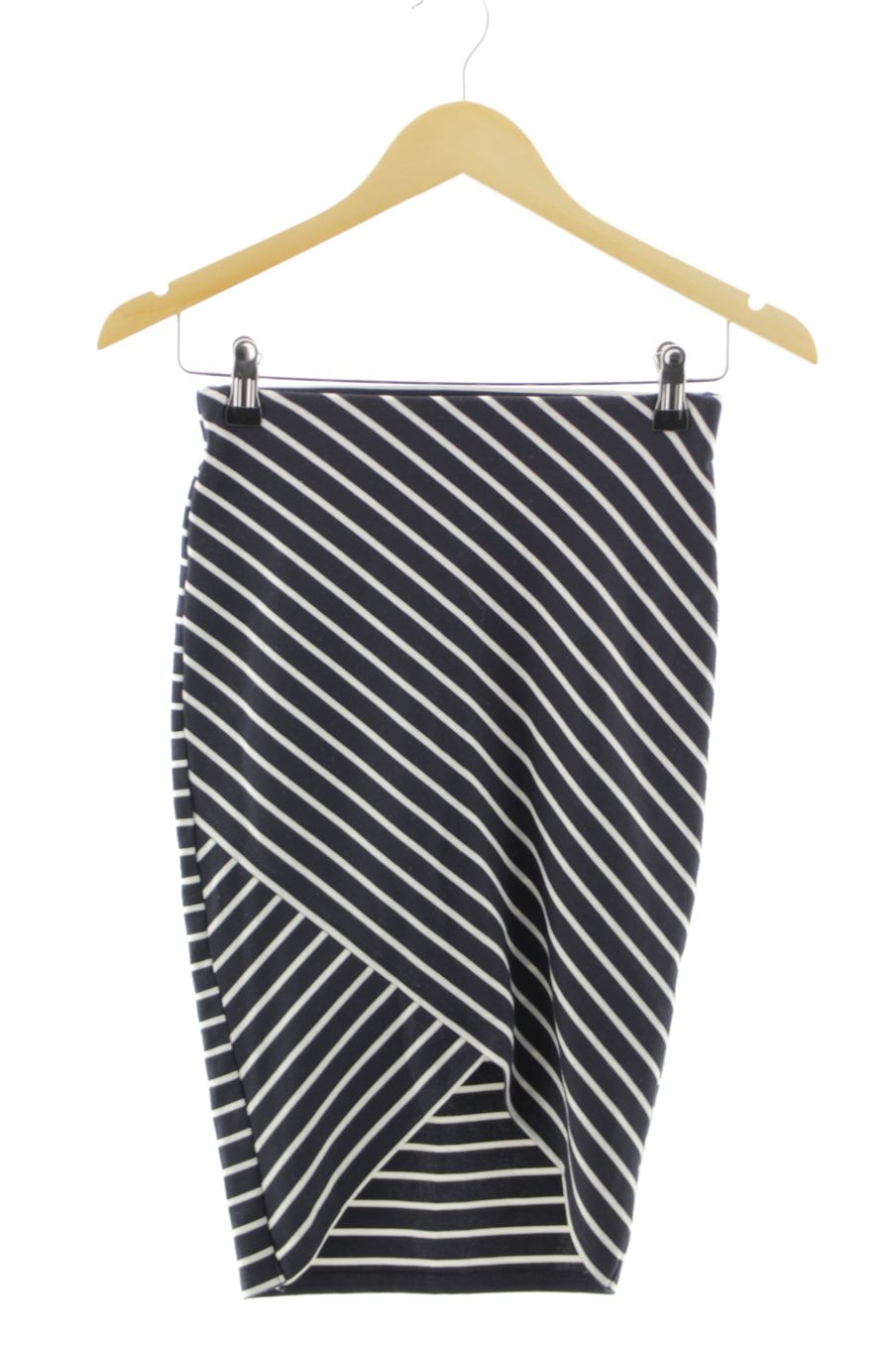Falda de trf (ZARA) de la talla S, de color rayas