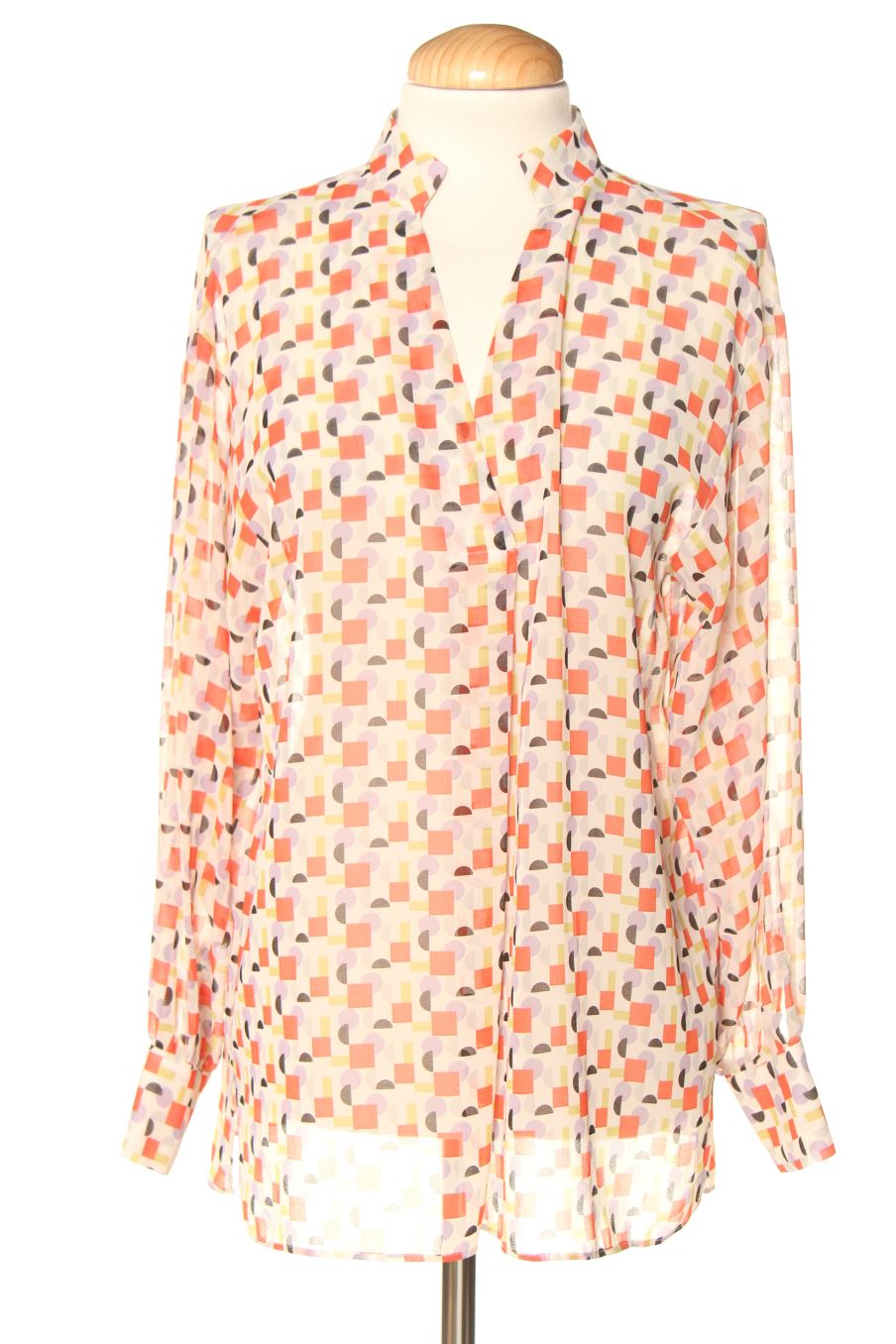 Blusa de manga larga de Zara de la talla XS, de color estampado