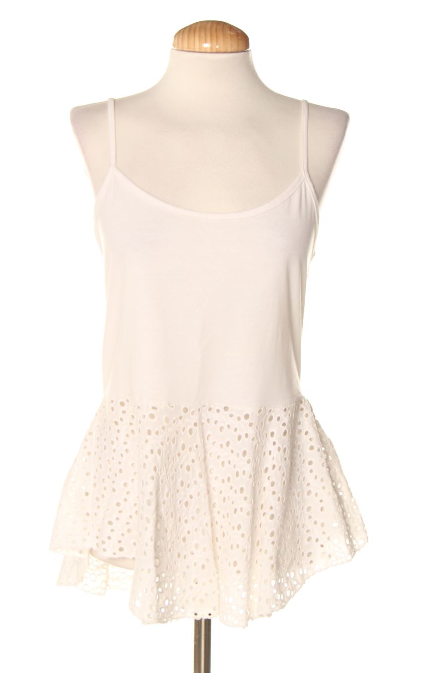 Top de PERCENTIL de la talla S, de color blanco