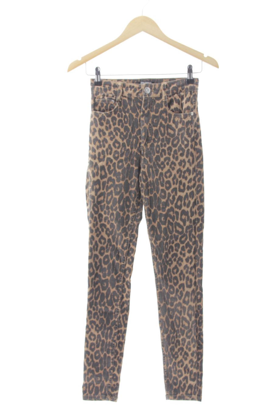 Vaquero de trf (ZARA) de la talla 34, de color animal print de ropa vaquera