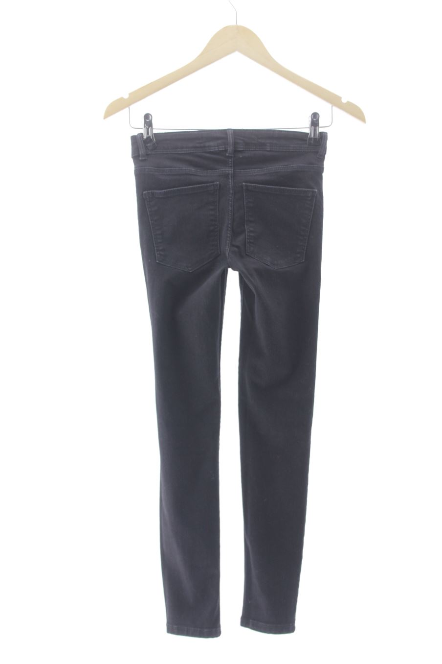 Jeans Zara de la taille 34, de couleur noir de denim