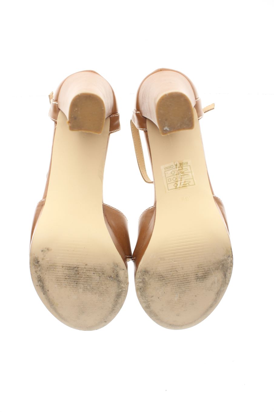 Sandalias tacon de Camomilla de la talla 39, de color marrón de