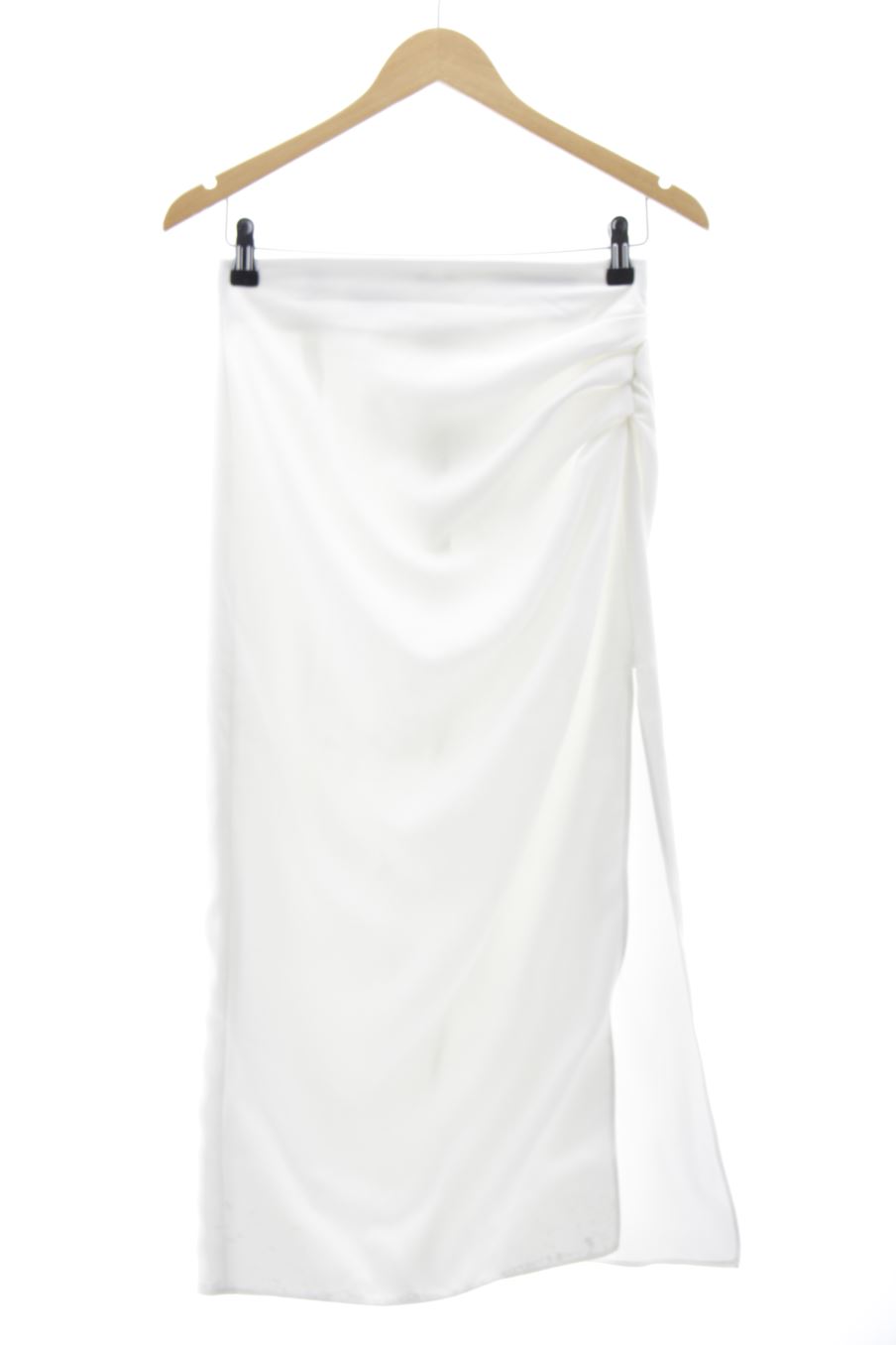 Falda de Zara de la talla S, de color blanco