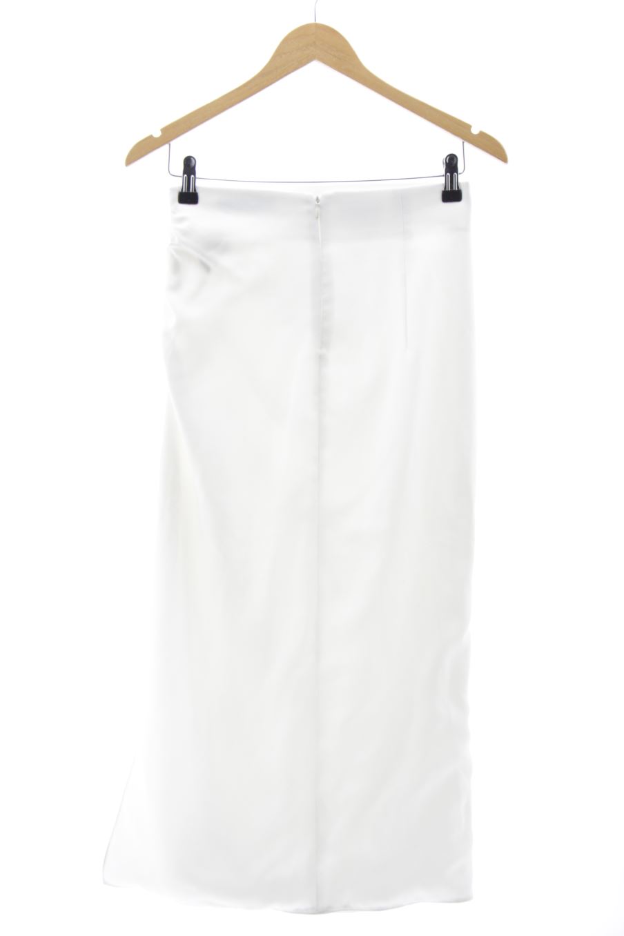 Falda de Zara de la talla S, de color blanco