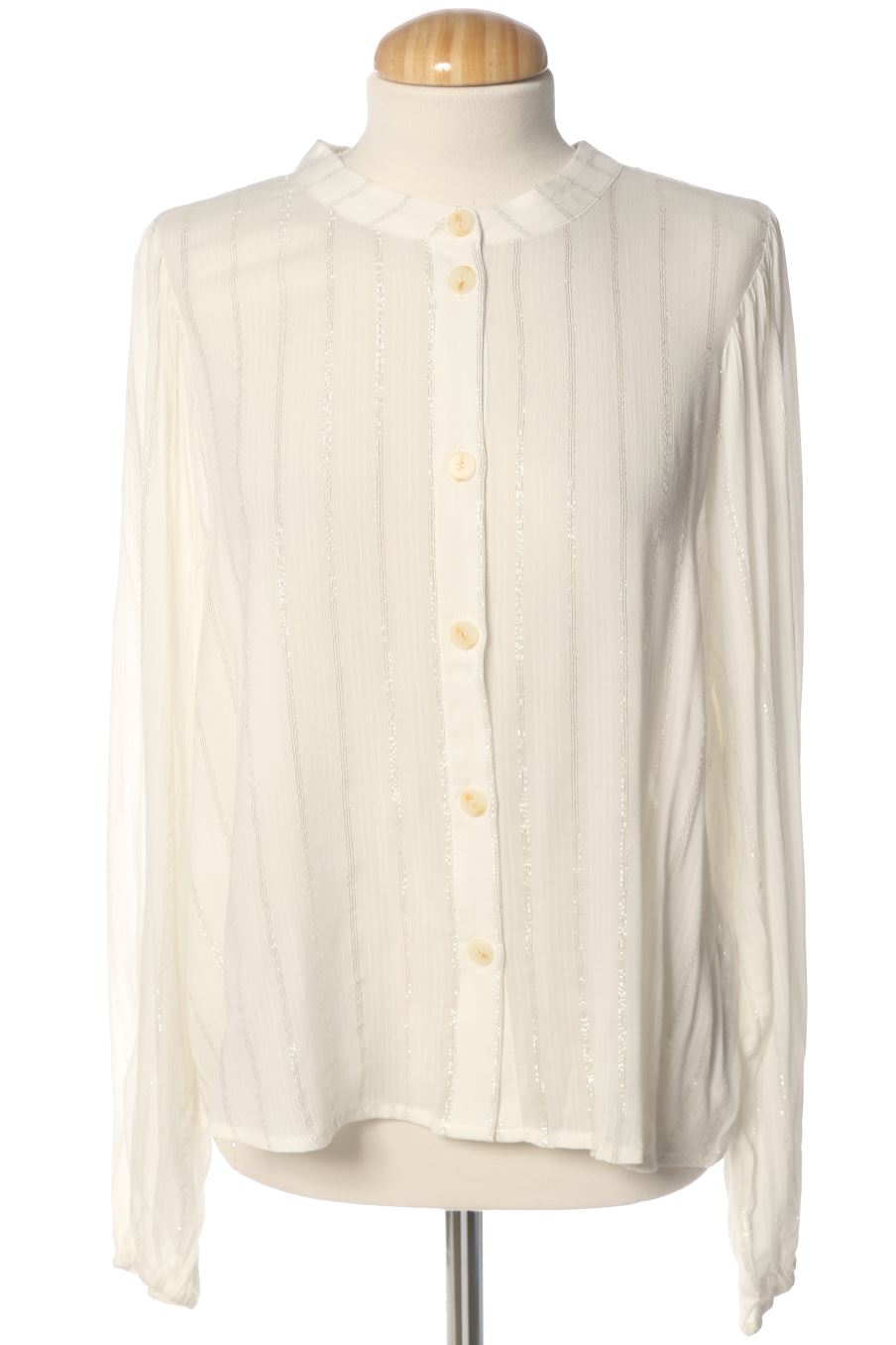 Blouse à manches longues Systemaction de la taille L, de couleur beige