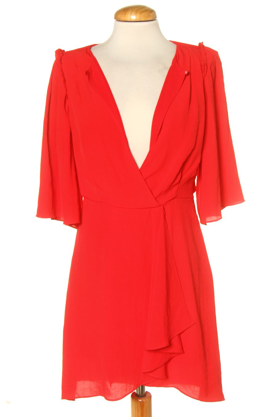 Robe casual Mango de la taille M, de couleur rouge