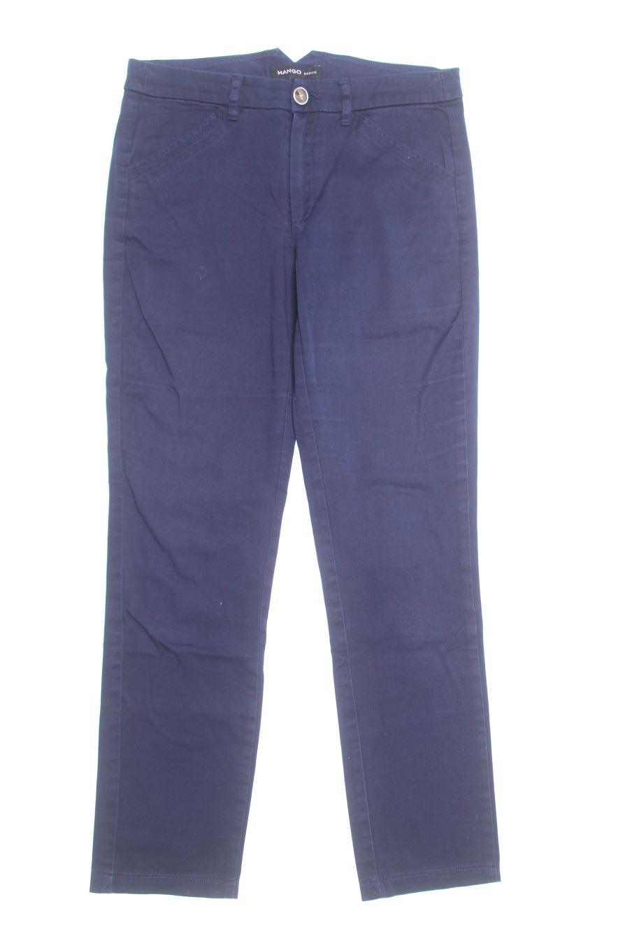 Pantalones de Mango de la talla 34, de color azul marino