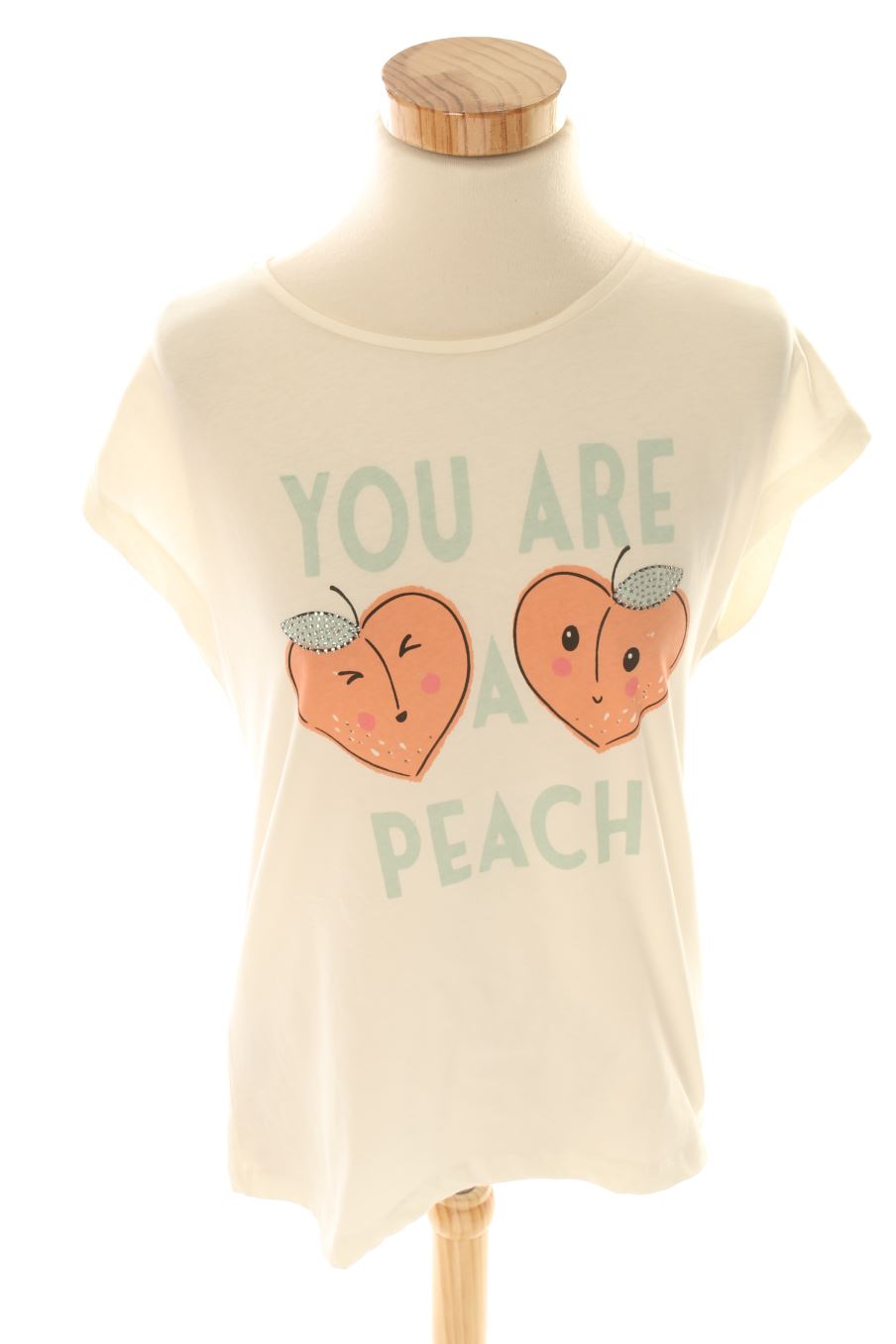 T-shirt Milano de la taille S, de couleur blanc