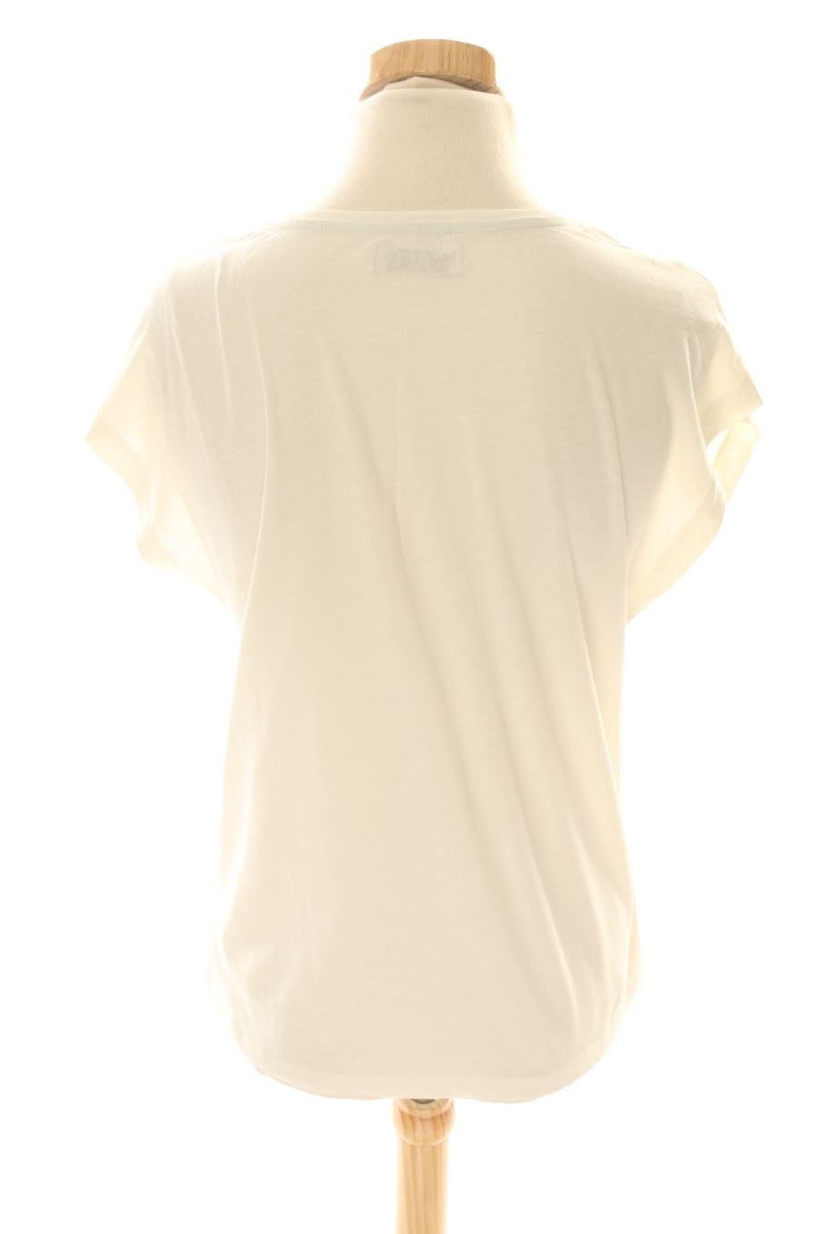 T-shirt Milano de la taille S, de couleur blanc
