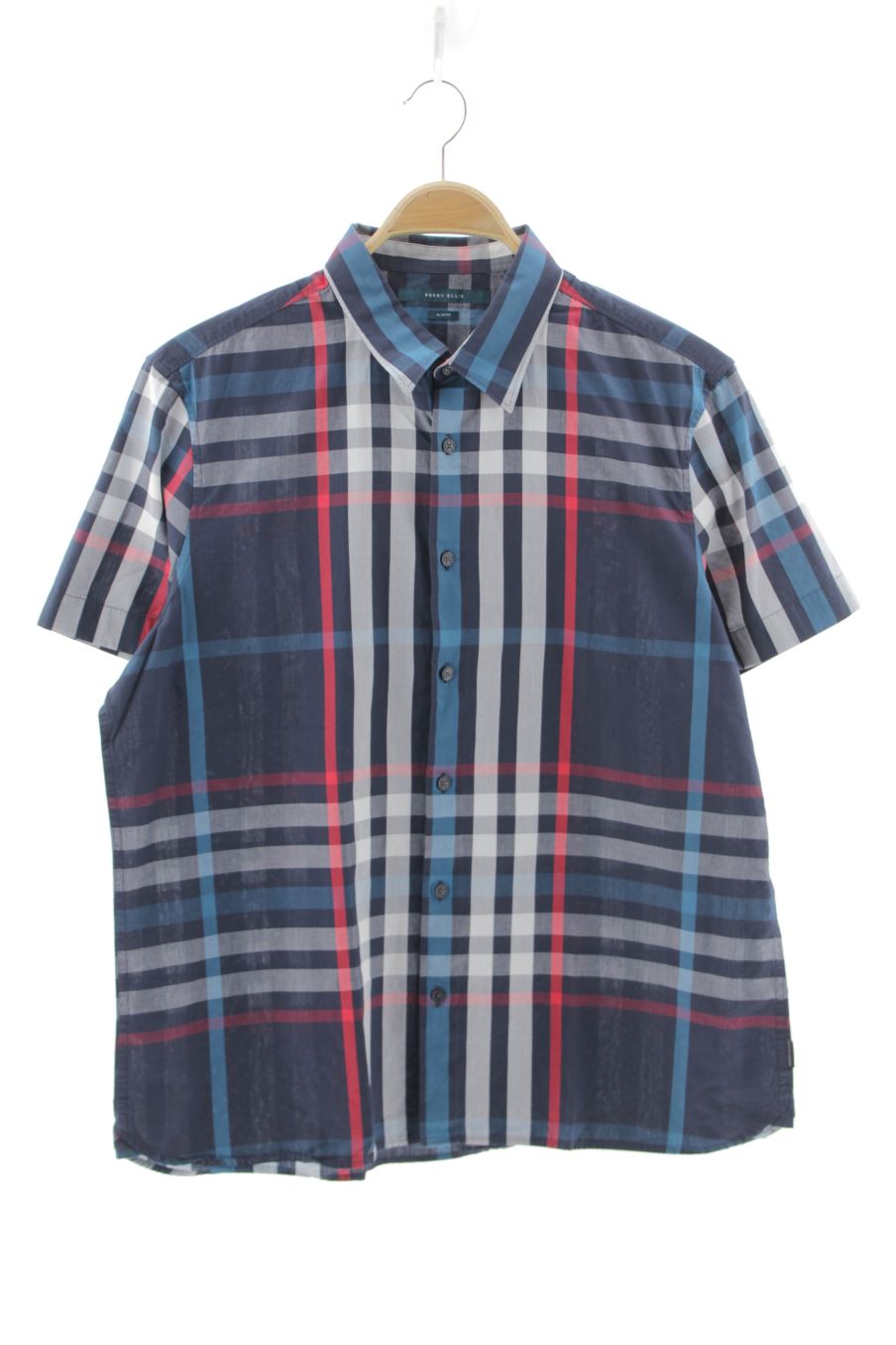 Camisa de manga corta de PERRY ELLIS de la talla XL