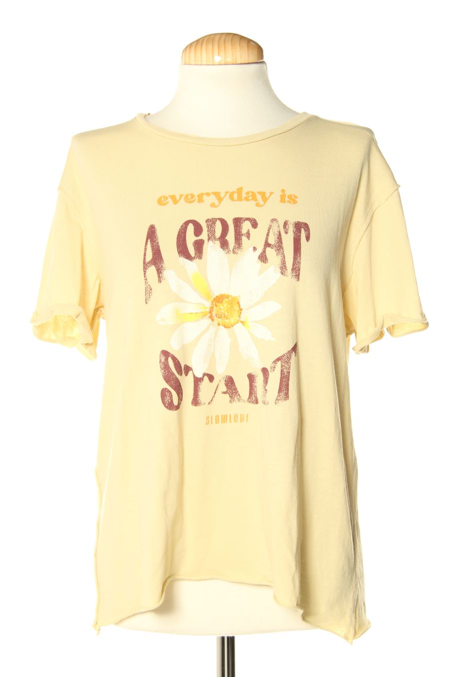 T-shirt SLOWLOVE de la taille M, de couleur beige