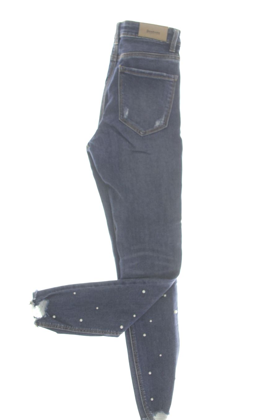 Jeans Stradivarius de la taille 34, de couleur bleu de denim