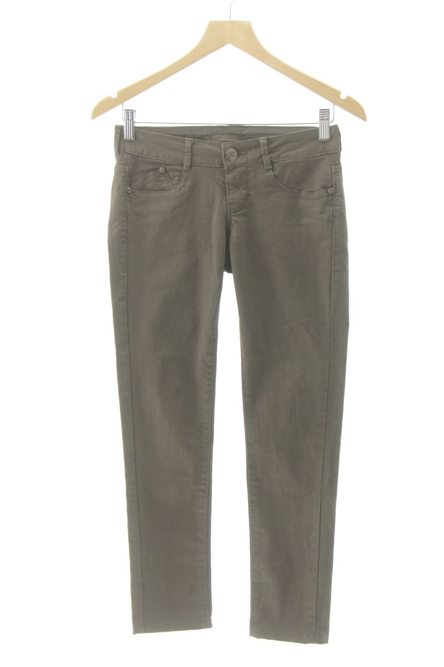 Jeans Bershka de la taille 34, de couleur marron de denim