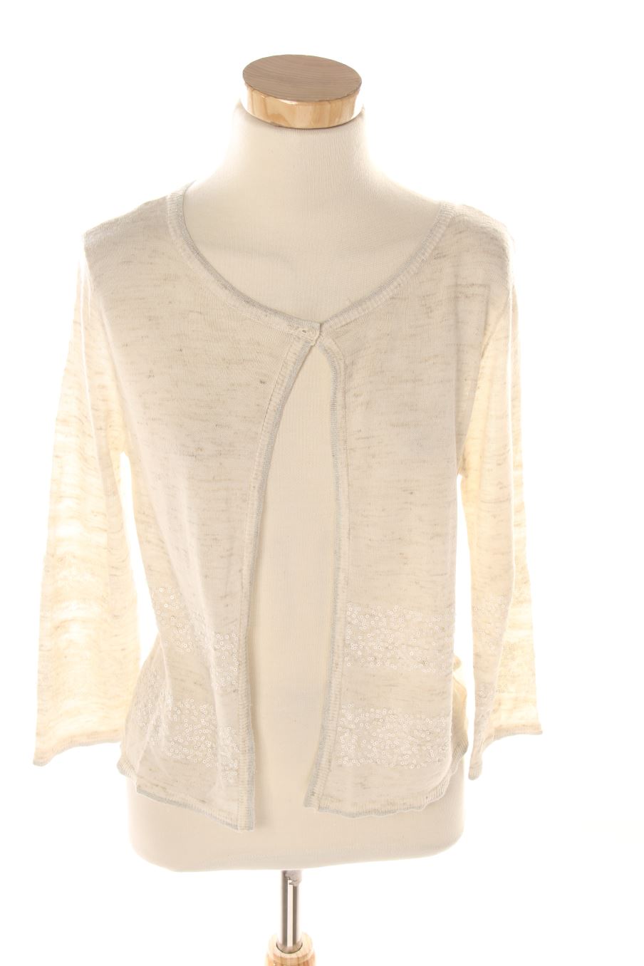 Gilet Naf Naf de la taille M, de couleur beige