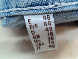 Jeans Punt roma de la taille 46, de couleur bleu de denim