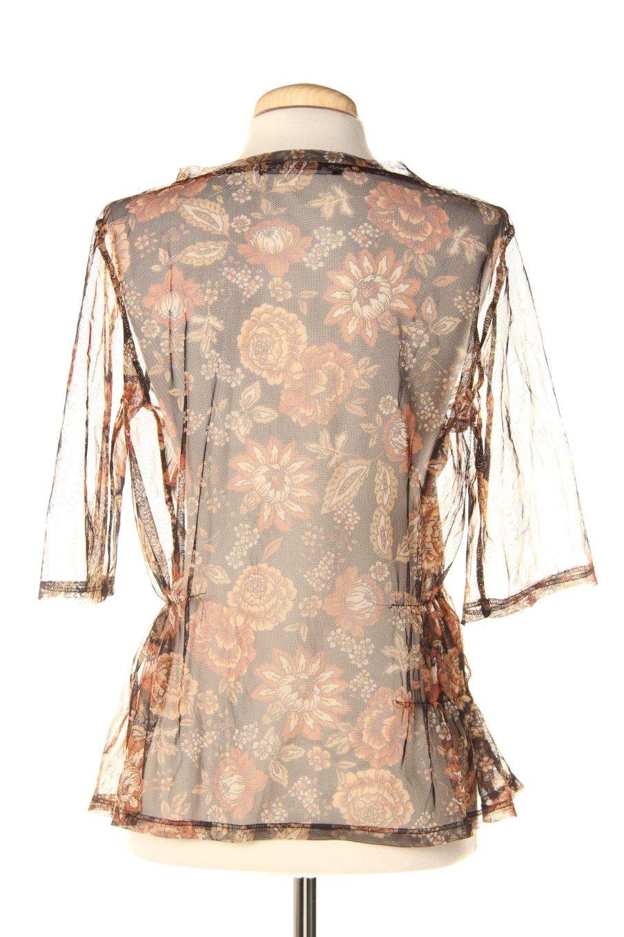 Blouse à manches courtes Sfera de la taille L, de couleur fleurs