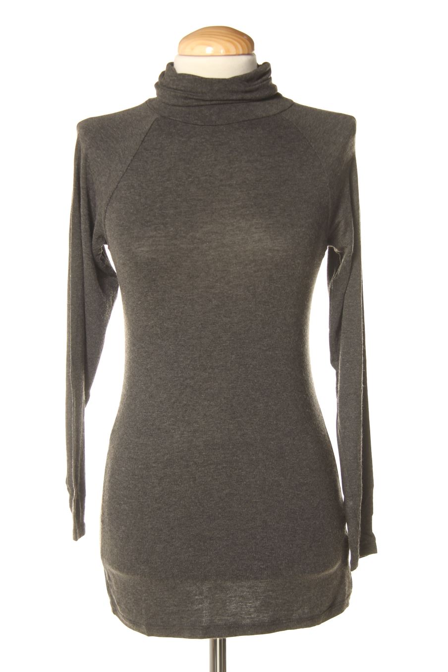Camiseta manga larga de Zara de la talla S, de color gris