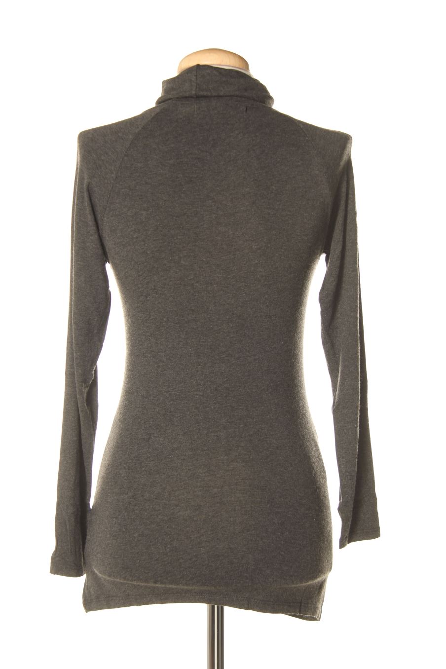 Camiseta manga larga de Zara de la talla S, de color gris