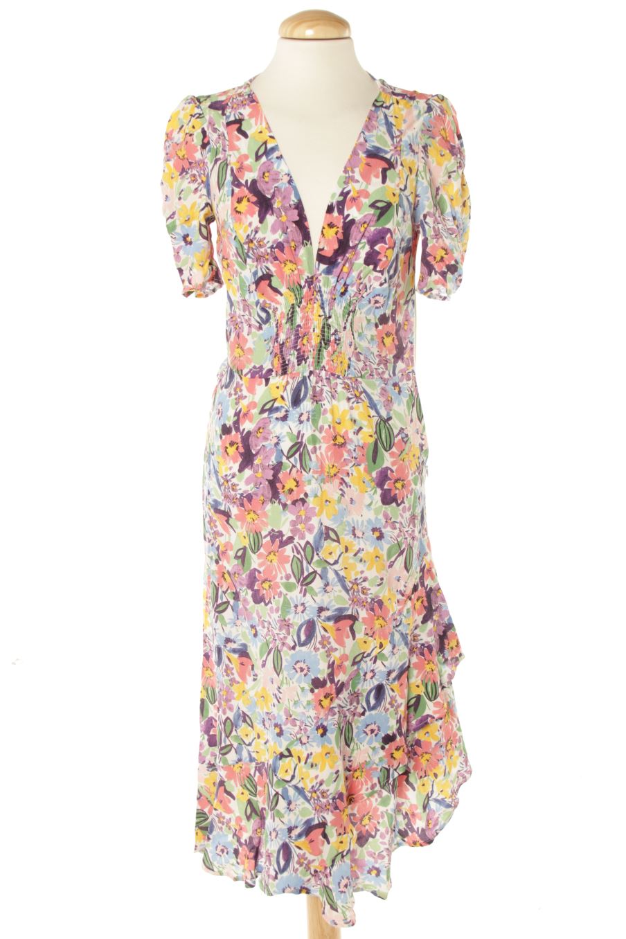 Robe casual Stradivarius de la taille S, de couleur fleurs