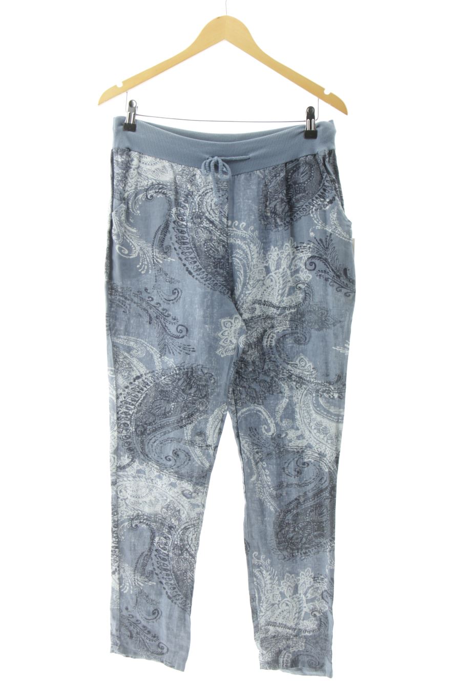 Casual Hose von Puro lino Größe L, Farbe Blau, für