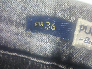 Vaqueros de Pull & Bear de la talla 36, de color gris de ropa vaquera