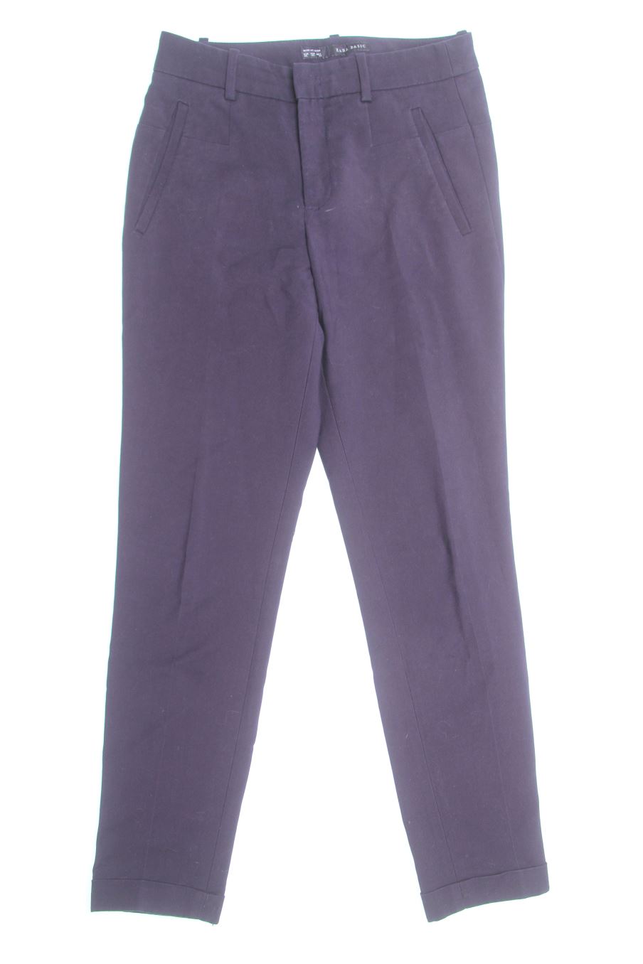 Pantalones de Zara de la talla XS, de color azul marino