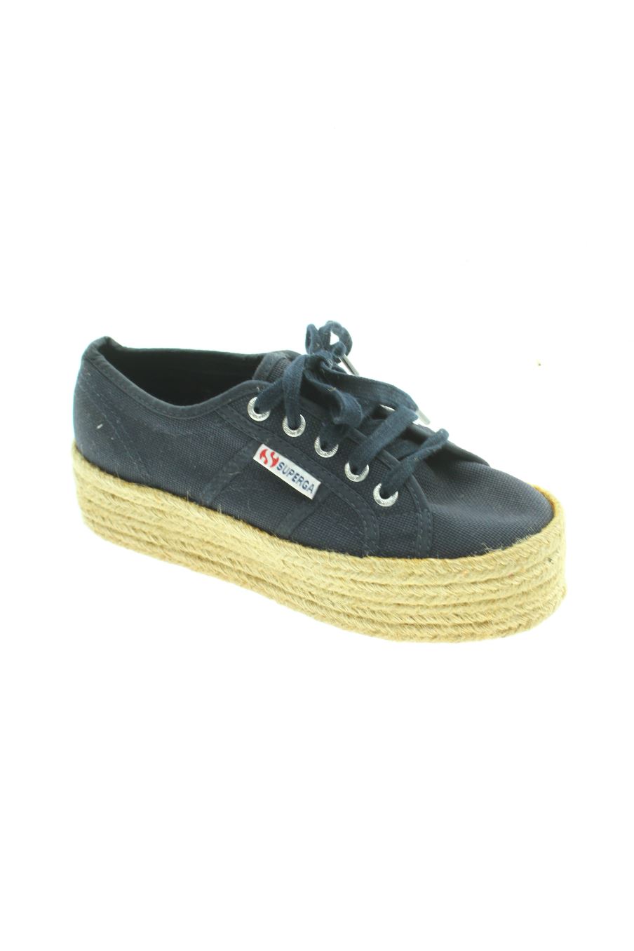 Plataformas de Superga de la talla 35, de color azul marino de