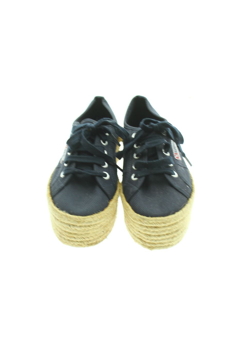 Plataformas de Superga de la talla 35, de color azul marino de