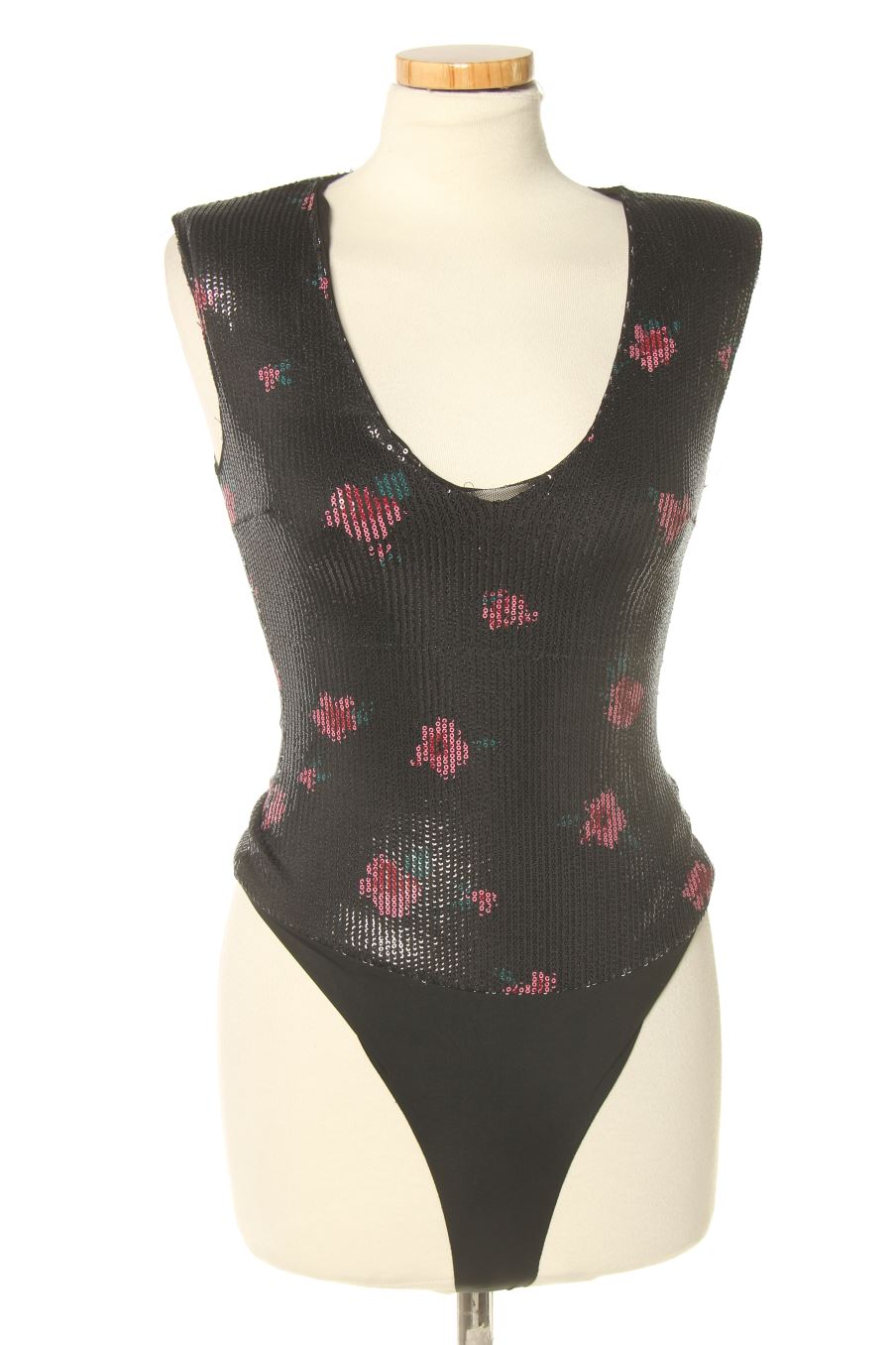 Body de Bershka de la talla XS, de color negro