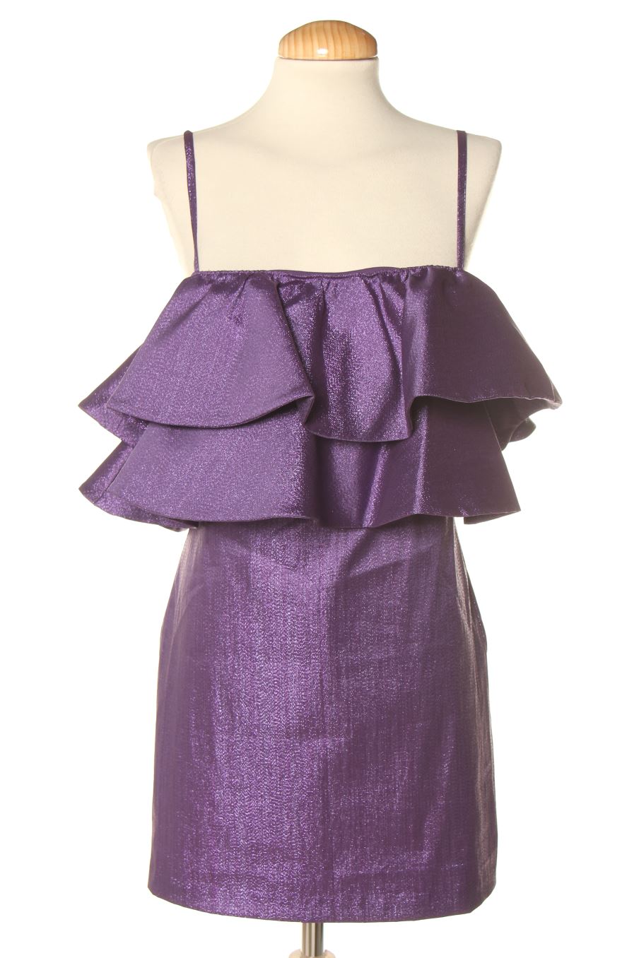 Vestito de Zara de la talla M de color viola