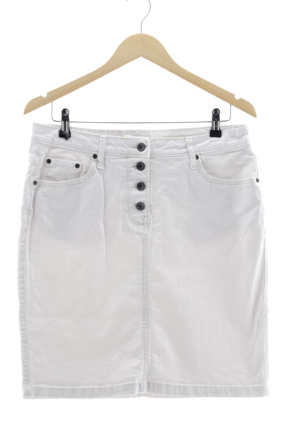 Falda de Boysen´s de la talla 38, de color blanco de ropa vaquera