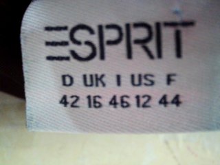 Aufwändiger Rock von Esprit Größe 44, Farbe Grau, für