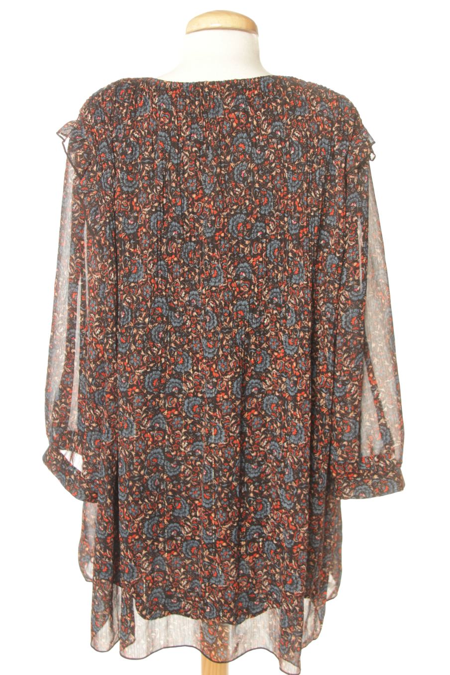 Blusa de manga larga de Paprika de la talla SUPER XXL, de color estampado