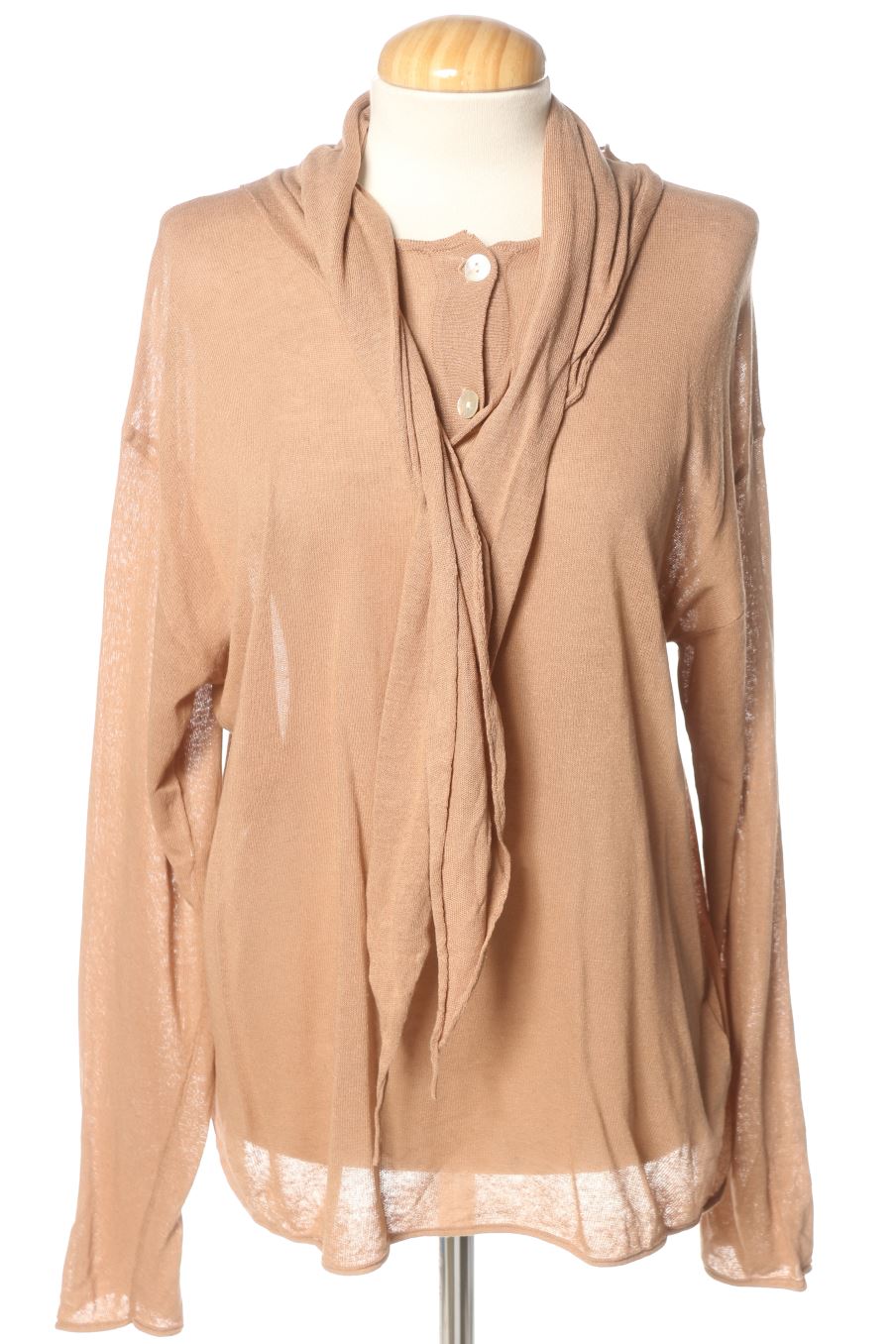 Pull Zara de la taille S, de couleur beige