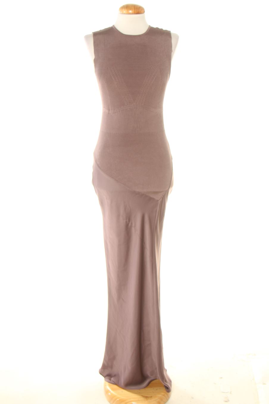 Vestido elegante de Zara de la talla S, de color marrón