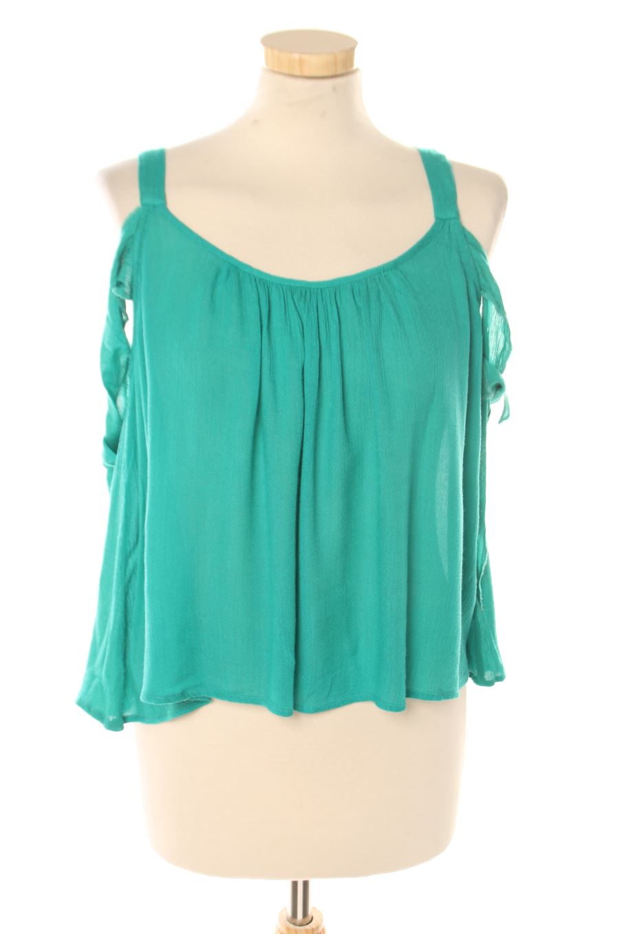 Blouse à manches courtes Brownie de la taille S, de couleur vert