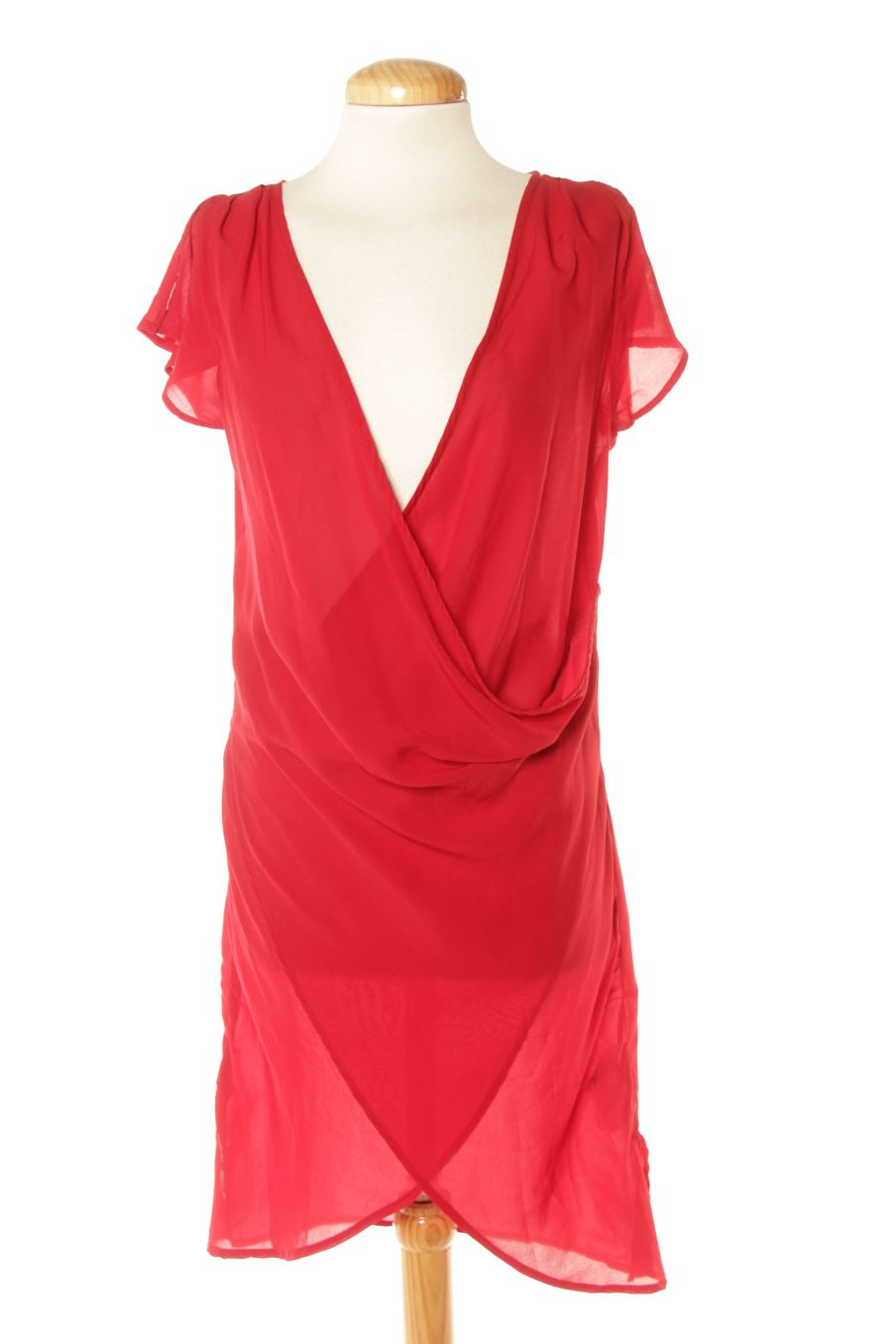 Robe casual 3SUISSES de la taille 36, de couleur rouge