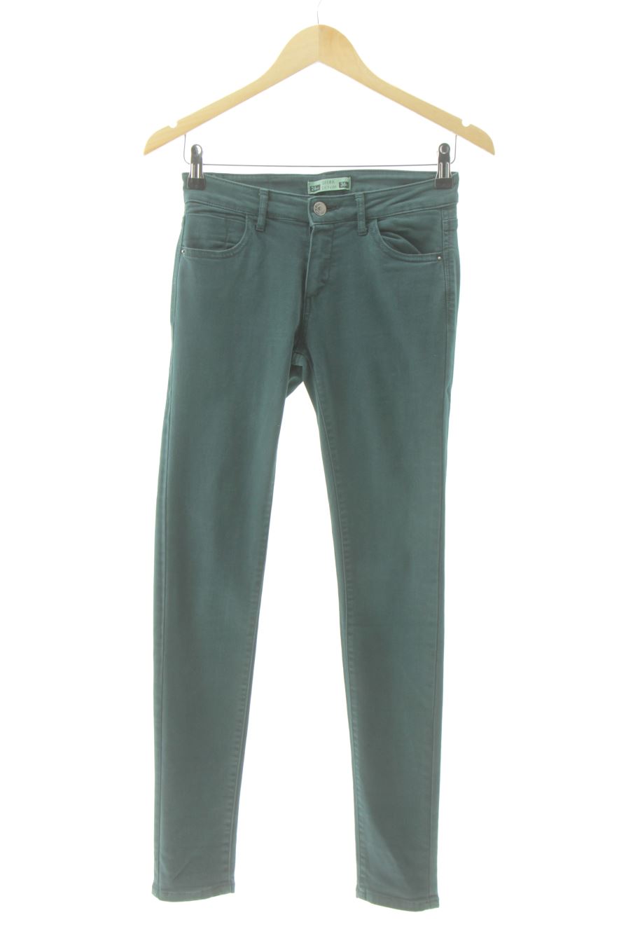 Jeans Sfera de la taille 36, de couleur vert de denim