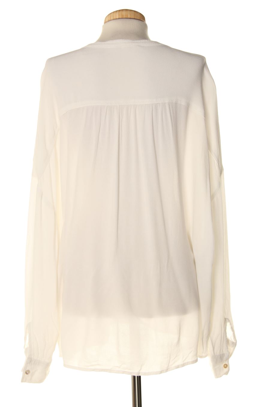 Blouse à manches longues H&M de la taille XXL, de couleur blanc