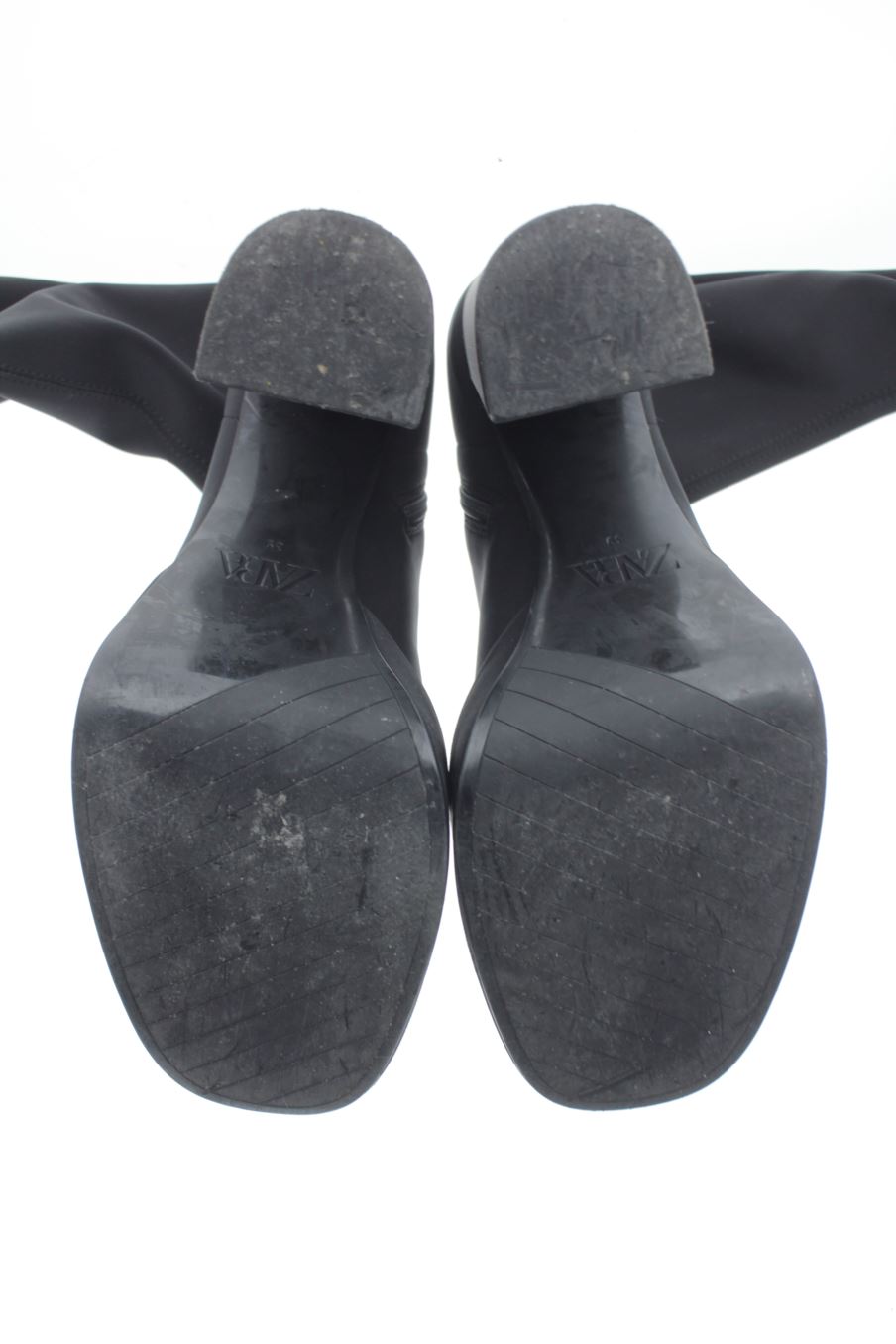 Botas de Zara de la talla 39, de color negro de