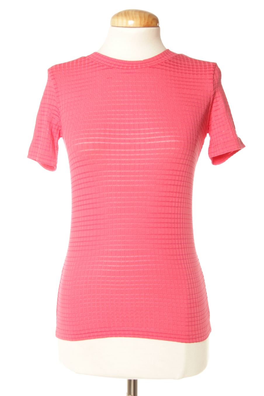 Camiseta de Zara de la talla S, de color rosa