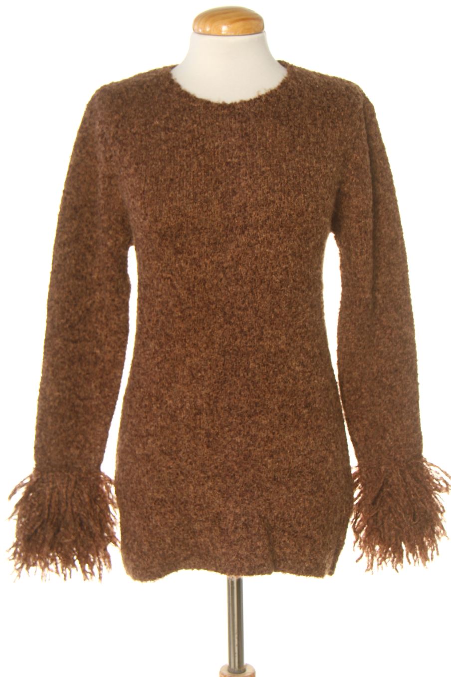 Robe casual Zara de la taille L, de couleur marron